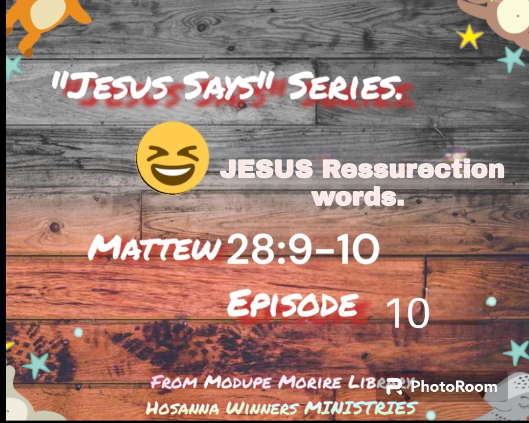 Jesus Resurrection Words